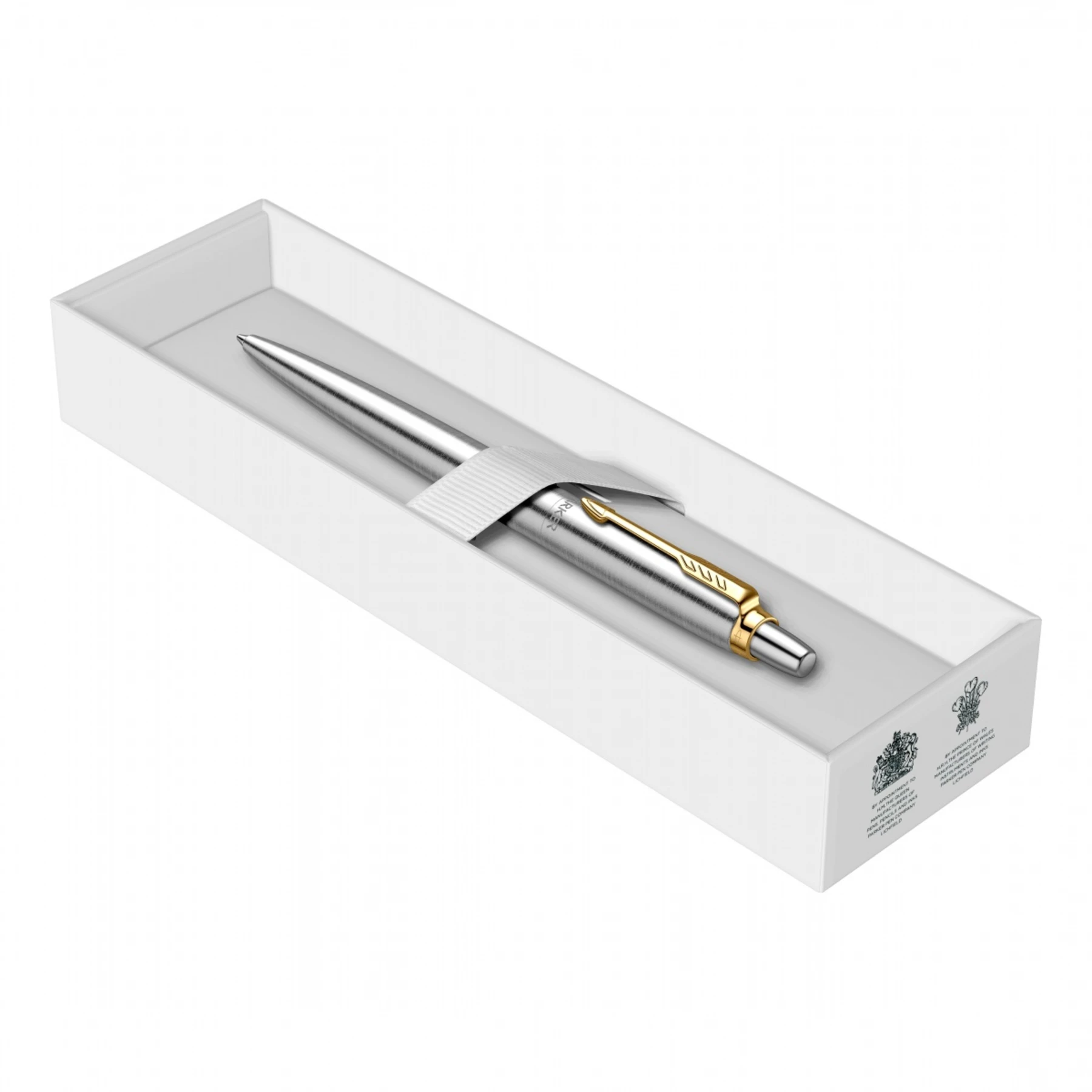 Ручка шариковая Parker Jotter Core K63, Stainless Steel GT — фото 8